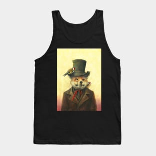 Victorian Fox And Goldfinch Tank Top